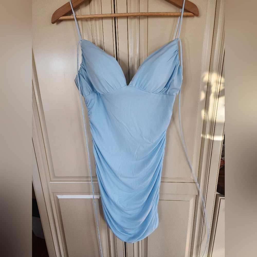 Blue Holiday Dress